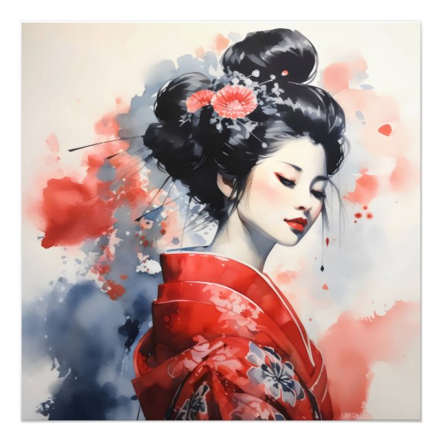 Foto Geisha Woman Japão (Frente)