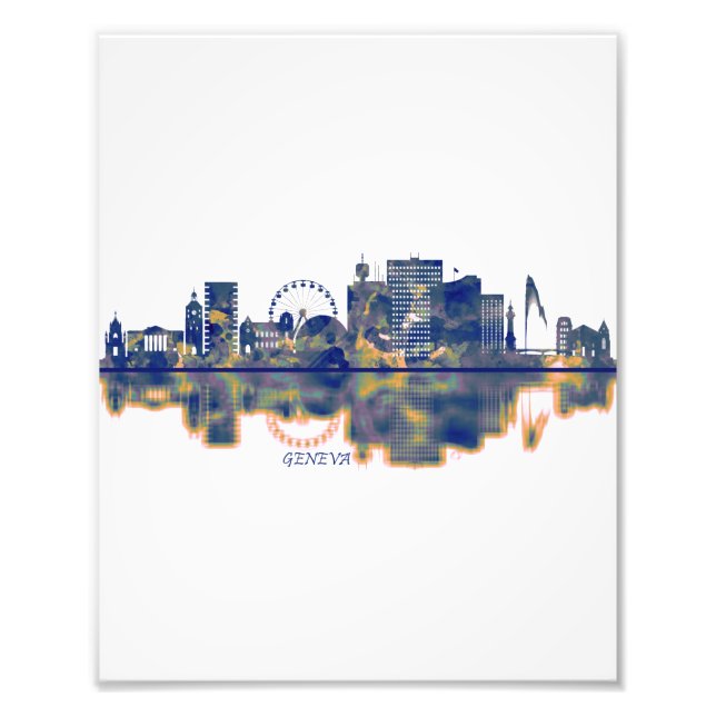 Foto Genebra Skyline (Frente)