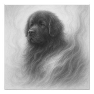 Foto Gentle Guardian – Newfoundland Dog Portrait