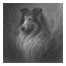 Gentle Soul — Collie Portrait by GeoWild Designs