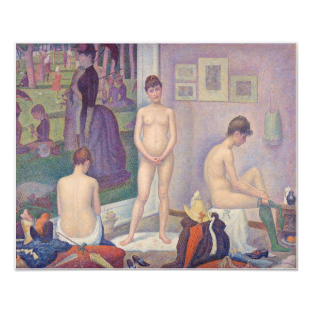 Foto Georges Seurat - As Modelos (Frente)