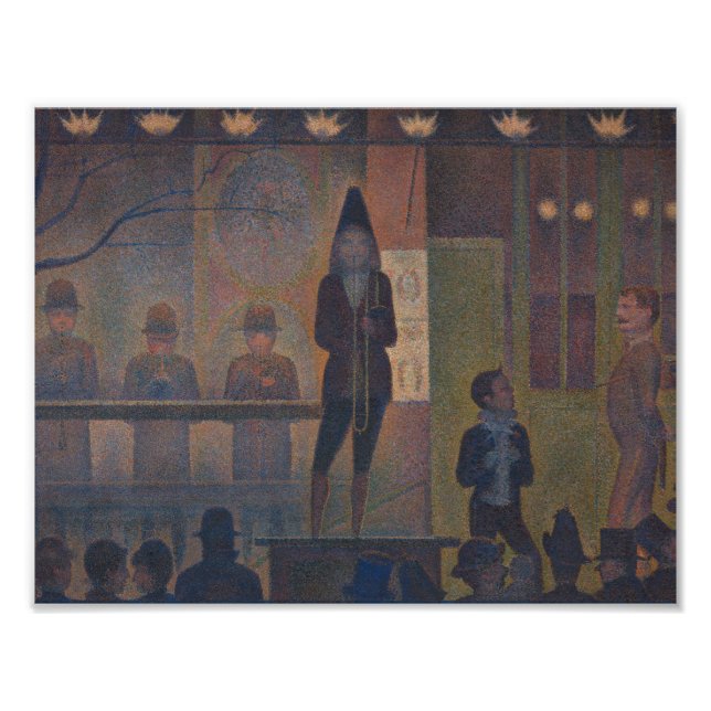 Foto Georges Seurat - Circus Sideshow (Frente)