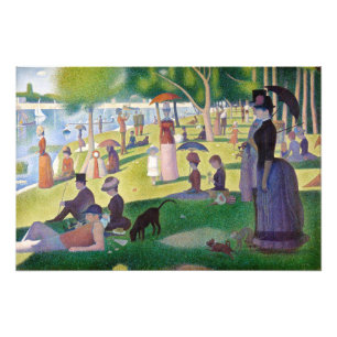Foto Georges Seurat - Domingo em La Grande Jatte