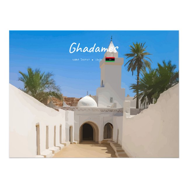 Foto Ghadames, Líbia - Mesquita Branca (Frente)