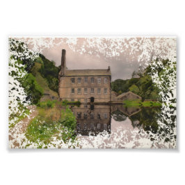 Foto Gibson Mill, Hardcastle Crags Obra de Arte em Aqua