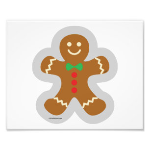 Foto Gingerbread Man Fazer O Anjo Na Neve