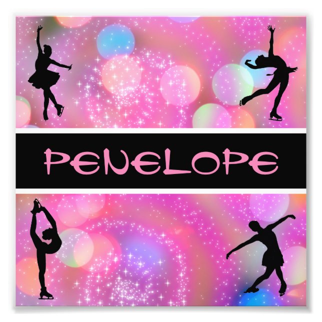 Foto Girls Figure Skating Personalizado (Frente)