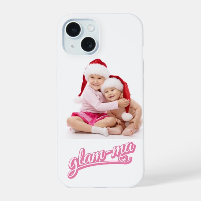 Foto Glamma rosa/branco sobre branco (Verso)