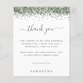 Foto Glitter Verde De Orçamento 16 Muito Obrigado