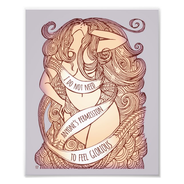 Foto Glorioso Impressão médio em Lilac (Frente)