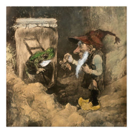 Foto "Gnome e Sapo em um Jar", por Heinrich Schlitt