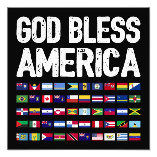 Foto God Bless America All Countries Latino Pride I