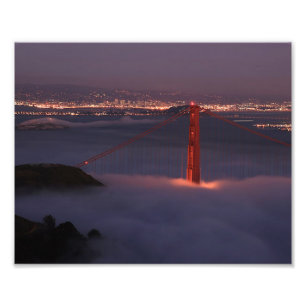 Foto Golden Gate coberto na névoa