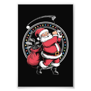 Foto Golf Oh Natal Papai Noel Vintage Golfer Golfi