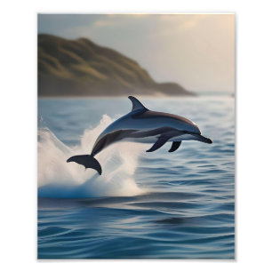 Foto Golfinho Saltitante: Uma Dança de Alegria no Ocean