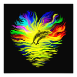 Foto Golfinhos no Sol