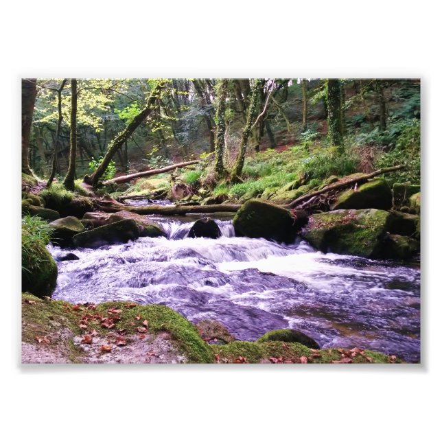 Foto Golitha Falls River Fowey Cornwall Inglaterra (Frente)