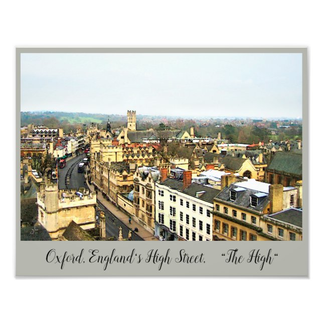 Foto Gorgeous Oxford, Inglaterra, High Street, The High (Frente)
