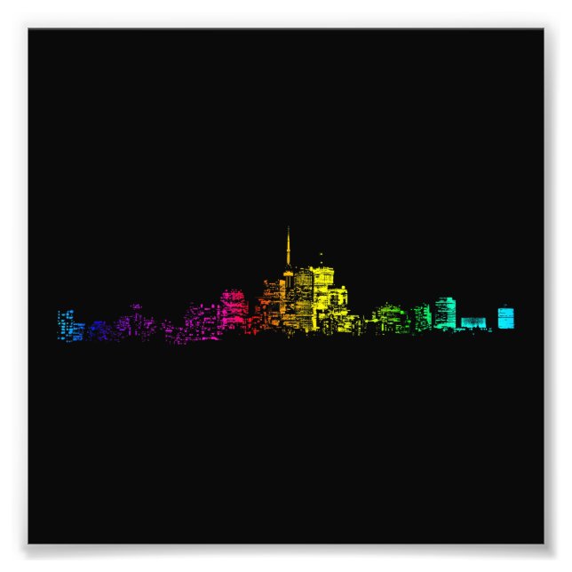 Foto Gradiente Toronto Skyline (Frente)