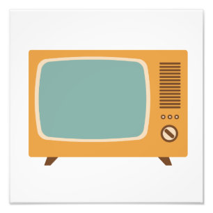 Foto Gráfico clássico do aparelho de televisão