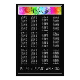 Foto Gráfico de assento do arco-íris preto e branco Imp