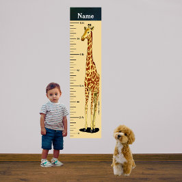 Foto Gráfico de Crescimento da Girafa de Pescoço Longo 