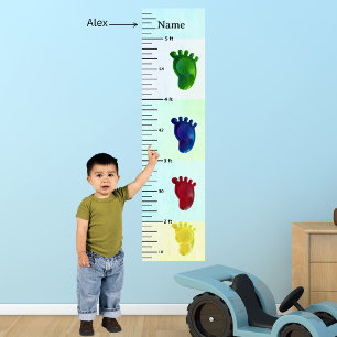 Foto Gráfico de Crescimento Pés Coloridos Pastel Adicio