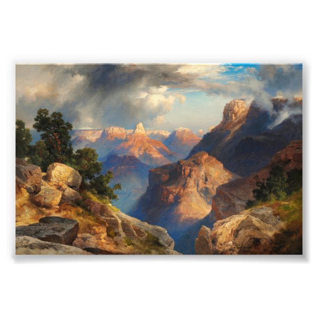 Foto Grand Canyon por Thomas Moran (Frente)
