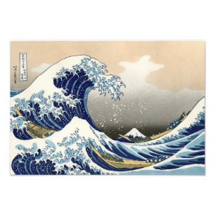 Foto Grande Onda de Kanagawa Hokusai