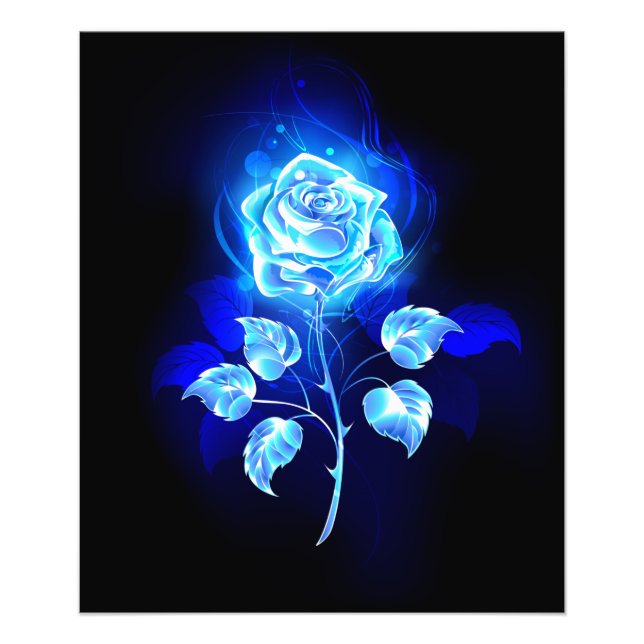 Foto Gravação de Rosa Azul (Frente)