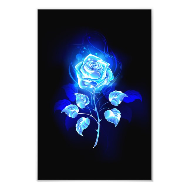 Foto Gravação de Rosa Azul (Frente)