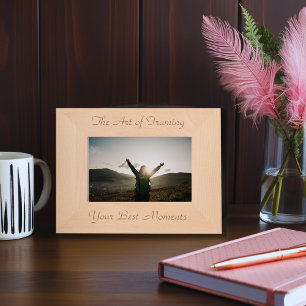 Foto gravada em madeira - Design elegante