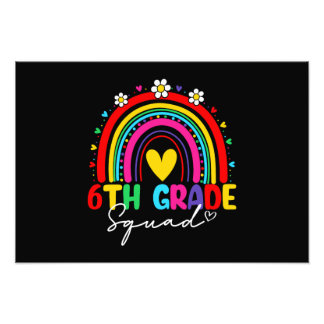 Foto Groovy Rainbow Girl Professora Alô - 6 Grau