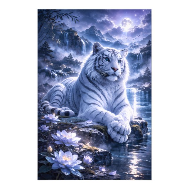 Foto Guardian White Tiger – Silent Strength and Gentle  (Frente)