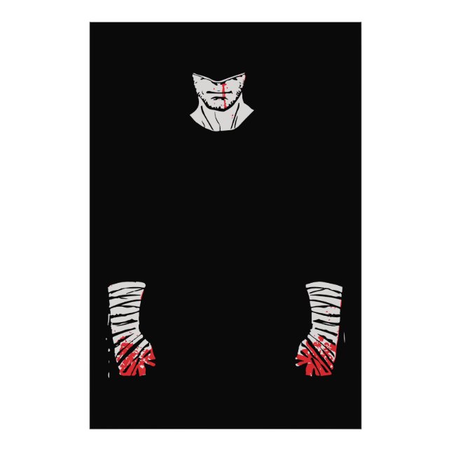 Foto Guerreiro Manchado de Vermelho das Sombras (Frente)