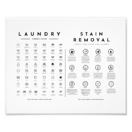 Foto Guia de Símbolos de Lavagem Cuidados com Remoção d