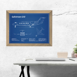 Foto Gulfstream G-IV - Planos de Impressão Aeronáutica