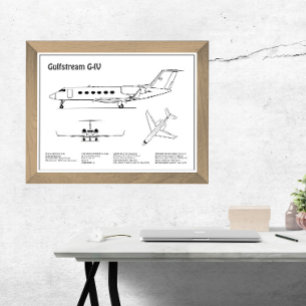 Foto Gulfstream G-IV - Planos de Impressão Bluetooth de