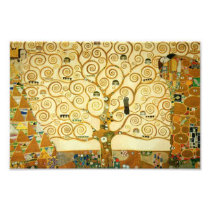 Foto Gustav Klimt A Árvore Da Vida Vintage Art Nouveau