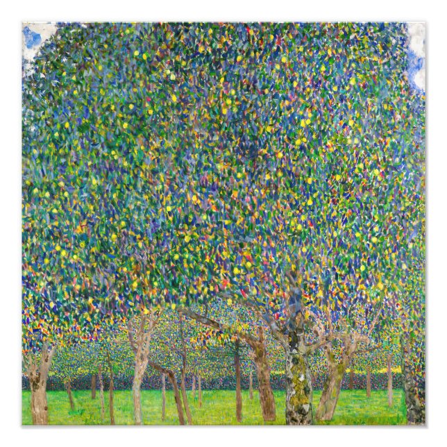 Foto Gustav Klimt - Árvore de pera (Frente)