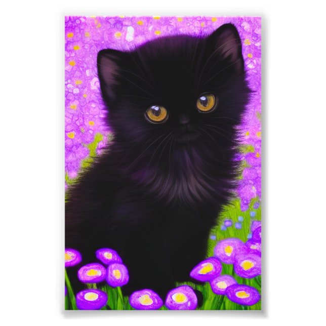 Foto Gustav Klimt Cat (Frente)