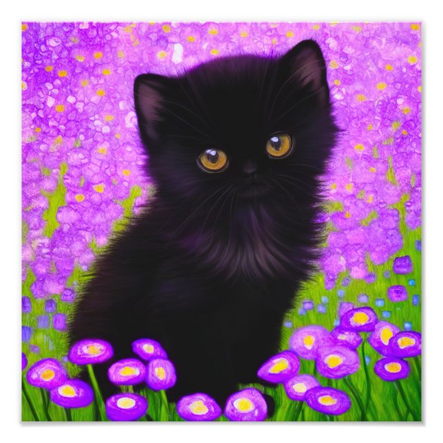 Foto Gustav Klimt Cat (Frente)