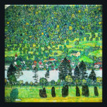 Foto Gustav Klimt - Cordilheira da Unterach<br><div class="desc">Cordilheira em Unterach/Slope em uma Floresta no Lago Attersee - Gustav Klimt,  Petróleo na Canvas,  1916</div>
