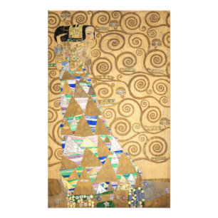 Foto Gustav Klimt - Expectativa, Stoclet Frieze