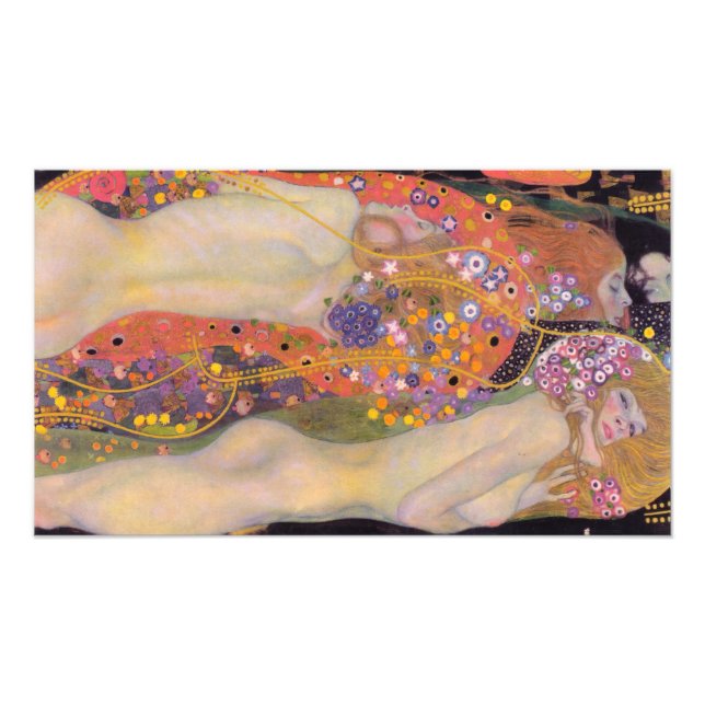 Foto Gustav Klimt - Serpentes Aquáticas II (Frente)