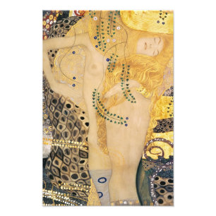 Foto Gustav Klimt - Serpentes de Água I