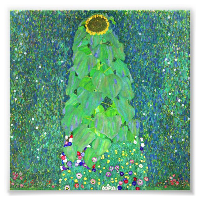 Foto Gustav Klimt Sunflower (Frente)