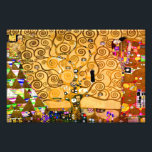 Foto Gustav Klimt Tree of Life<br><div class="desc">Foto Impressão com o mural de Gustav Klimt The Tree of Life, The Stoclet Frieze (1905-1911). Consiste em três mosaicos: A Expectativa, Cavaleiro e O Embraço. Uma mulher bonita, uma árvore ouro, e dois amantes em um abraço são representados. Um presente maravilhoso para fãs de Arte Nouveau e de Arte...</div>