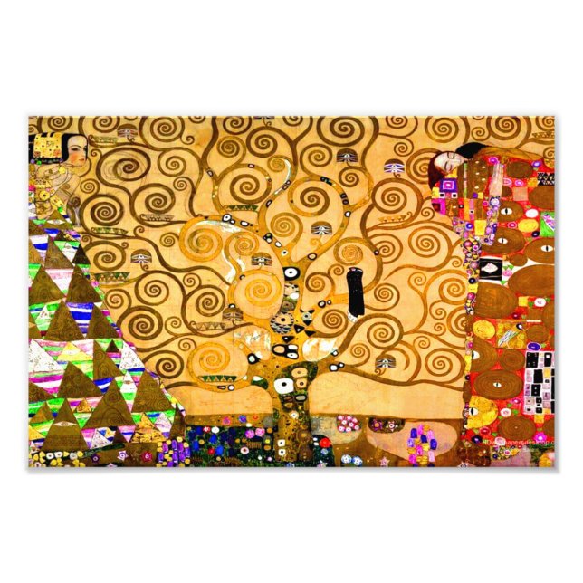 Foto Gustav Klimt Tree of Life (Frente)