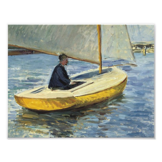 Foto Gustave Caillebotte - O Barco Amarelo (Frente)